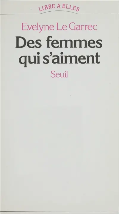 Des femmes qui s'aiment