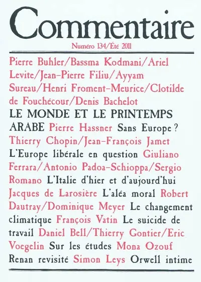 Commentaire, n° 134
