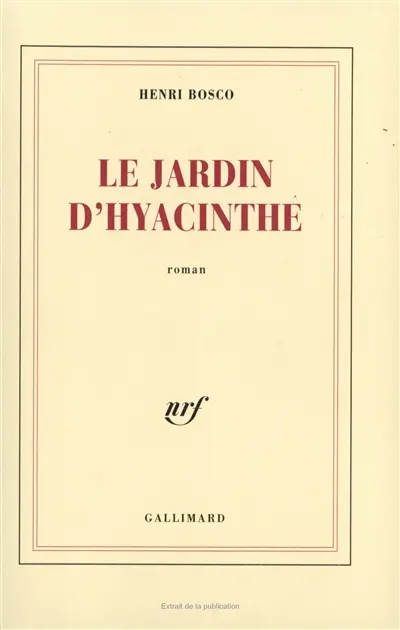Le jardin d'Hyacinthe