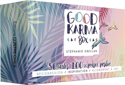 Good karma box : 50 cartes 100 % pensées positives : reconnexion, inspiration, alignement à soi