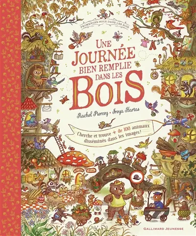 Une journée bien remplie dans les bois : cherche et trouve + de 100 animaux disséminés dans les images !