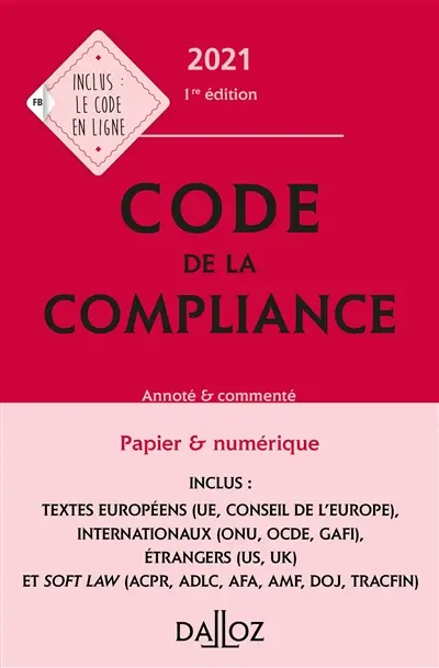Code de la compliance 2021