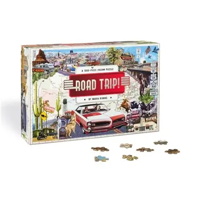 Road Trip ! : A 1000-piece Jigsaw Puzzle