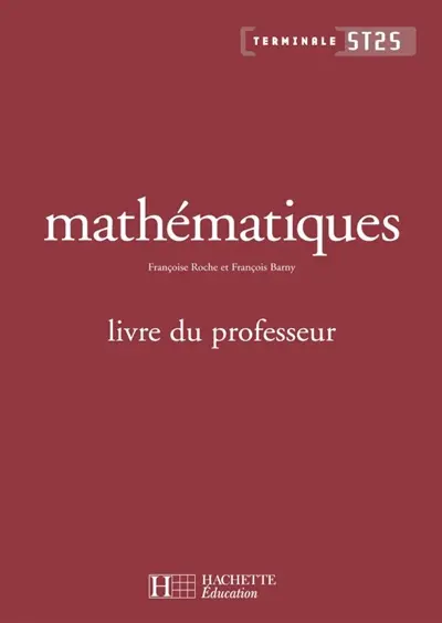 Mathématiques terminale ST2S
