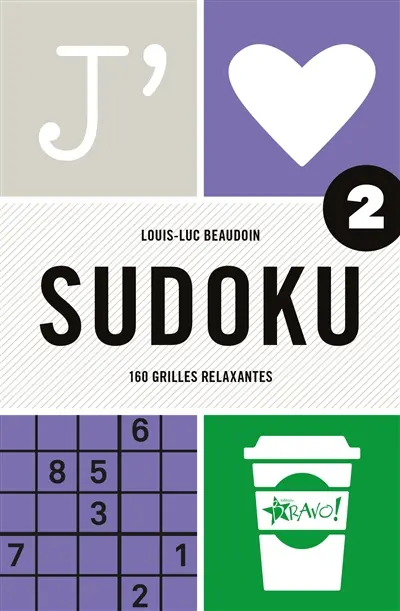 J'aime : Sudoku 2 : 160 grilles classiques
