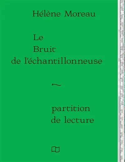 Le bruit de l'échantillonneuse : partition de lecture