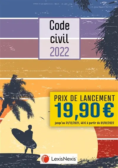 Code civil 2022 : jaquette surfer