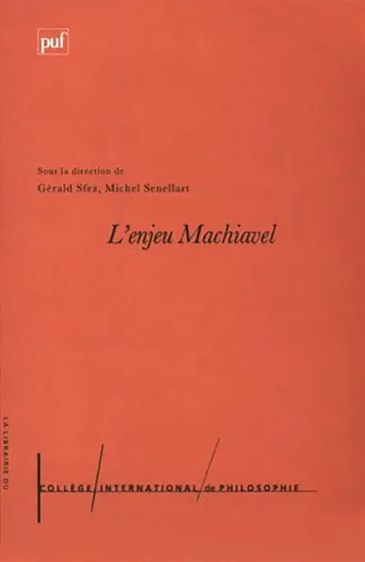 L'enjeu Machiavel