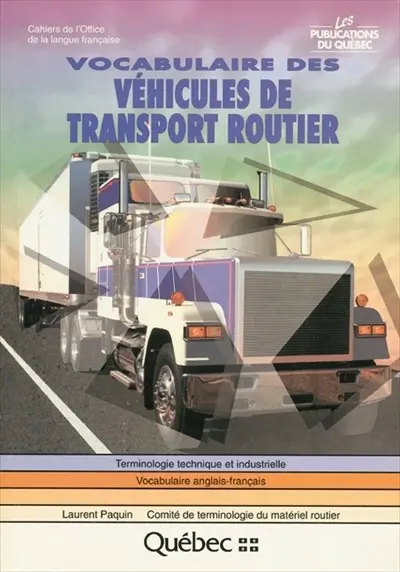 Vocabulaire des véhicules de transport routier