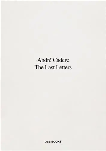 The last letters (letters about a work)
