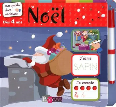 Noël : je dessine, j'écris, je compte