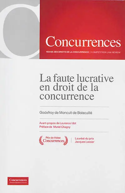 La faute lucrative en droit de la concurrence