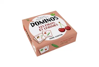 Dominos : les fruits et légumes : un jeu pour découvrir la nature