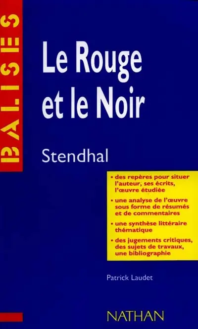 Le Rouge et le noir, Stendhal