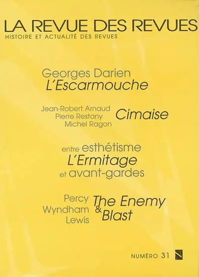 Revue des revues (La), n° 31