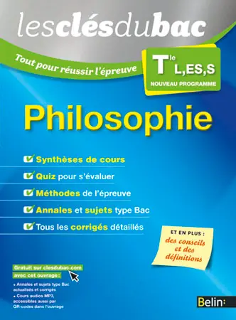 Philosophie terminale L, ES, S : nouveau programme