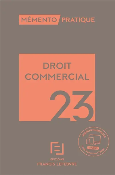 Droit commercial : 2023