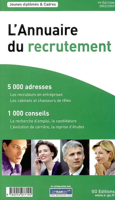 L'annuaire du recrutement 2002-2003