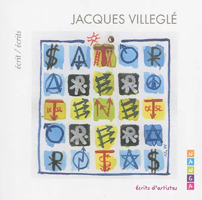 Nanga : écrits d'artistes. Ecrit-écrits