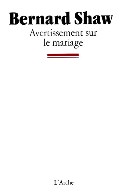 Avertissement sur le mariage