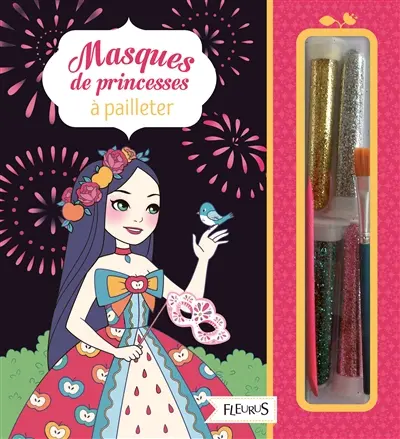 Masques de princesses à pailleter