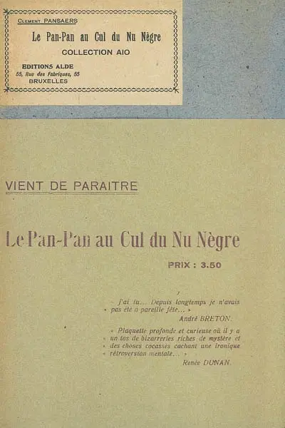 Le pan pan au cul du nu nègre
