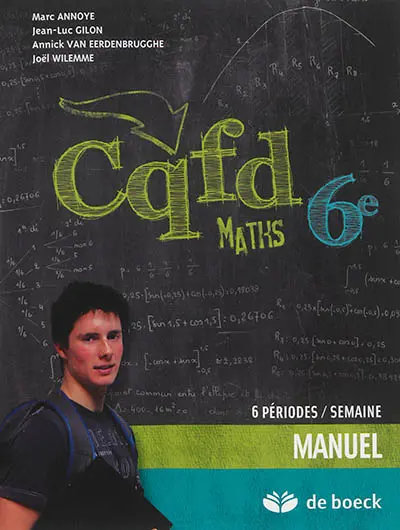 CQFD maths 6e : manuel : 6 périodes par semaine