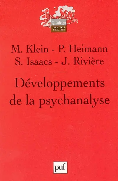 Développements de la psychanalyse