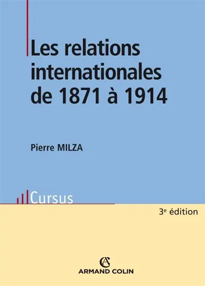 Les relations internationales de 1871 à 1914