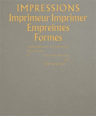 Impressions : imprimeur, imprimer, empreintes, formes