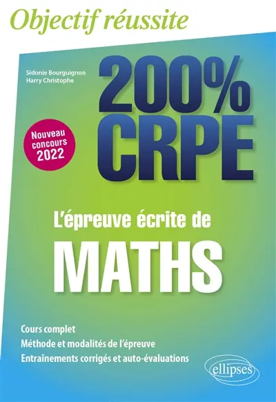 L'épreuve écrite de maths : nouveau concours 2022