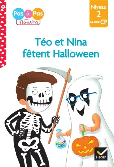 Téo et Nina fêtent Halloween : niveau 2, milieu de CP