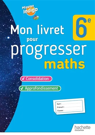 Maths 6e : mon livret pour progresser