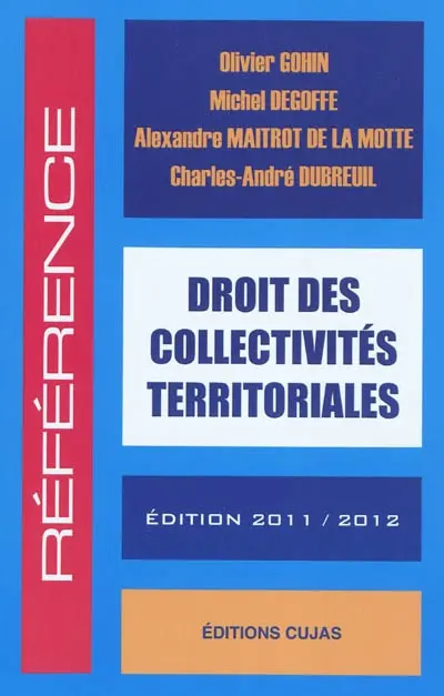 Droit des collectivités territoriales