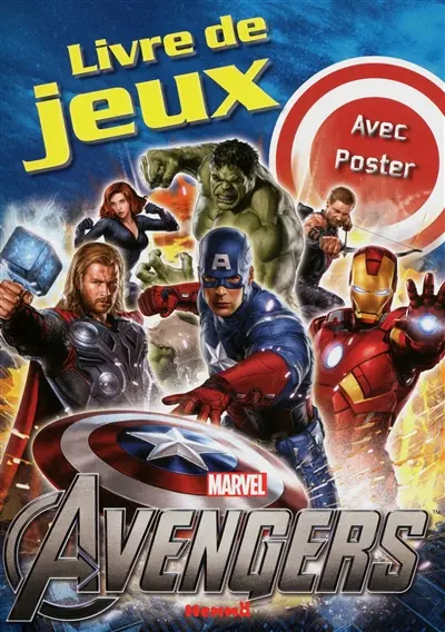 Avengers : livre de jeux avec poster