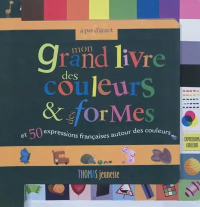 Mon grand livre des couleurs & des formes : et 50 expressions françaises autour des couleurs