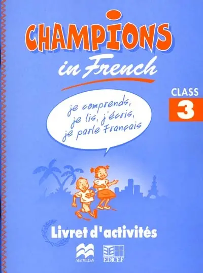 Livret d'activités, class 3