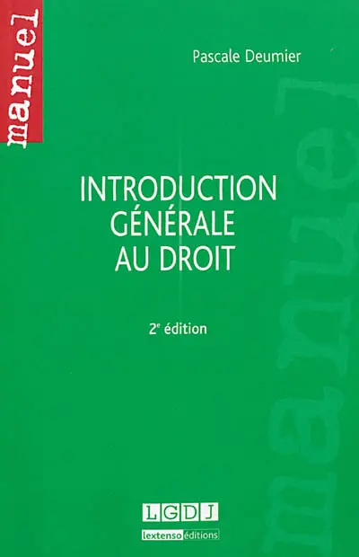 Introduction générale au droit