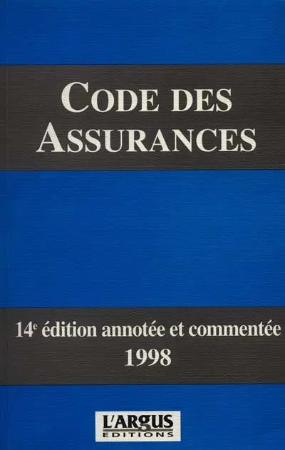 Code des assurances : texte à jour au 1er avril 1998