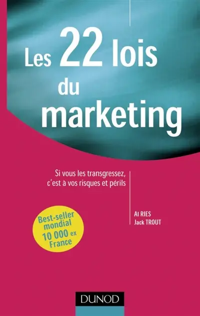 Les 22 lois du marketing : si vous les transgressez, c'est à vos risques et périls