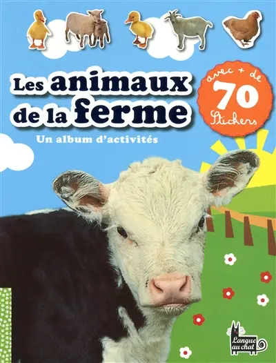 Les animaux de la ferme : un album d'activités