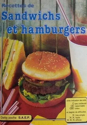 Recettes de sandwichs et hamburgers