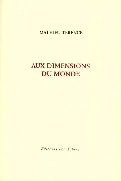 Aux dimensions du monde