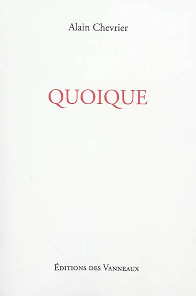 Couacs. Vol. 4. Quoique