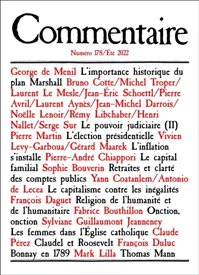 Commentaire, n° 178
