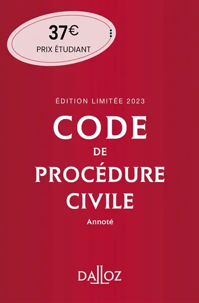 Code de procédure civile 2023, annoté