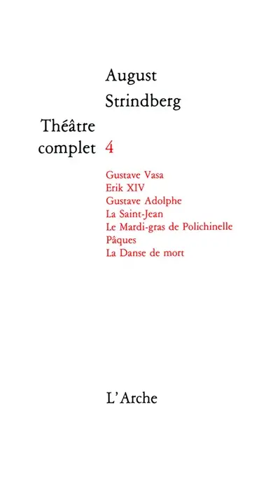 Théâtre complet. Vol. 4