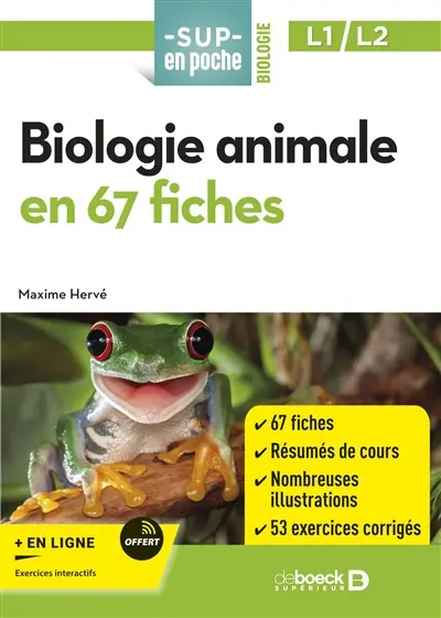Biologie animale en 67 fiches : L1, L2