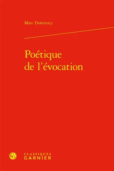 Poétique de l'évocation
