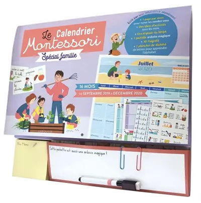 Le calendrier Montessori : spécial famille